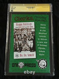 Oni Press 1998 Jay & Silent Bob #2 CGC 9.6 NM+ Kevin Smith & Jason Mewes SIGNED