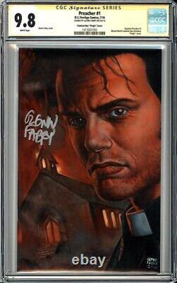 PREACHER #1 Comic Con Box Virgin Variant CGC 9.8 SS Signed by GLENN FABRY