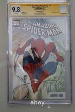 Peach Momoko Cgc 9.8 Sig Series Auto Amazing Spiderman 1 Best Signature Ever! 01