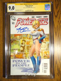 Power Girl #12 SUPER RARE Amanda Conner Sketch CGC SS Signature Series Hot 1 DC