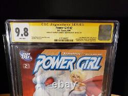 Power Girl #2 9.8 Cgc White Pages Conner Art Palmiotti Story Signature Series