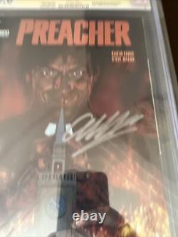 Preacher #1 CGC Signature Series 9.0 W signed by Garth Ennis