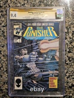 Punisher #1 CGC NM 9.4 SS Signed Zeck! 1st Solo Punisher! Mike Zeck cover