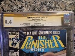 Punisher #1 CGC NM 9.4 SS Signed Zeck! 1st Solo Punisher! Mike Zeck cover