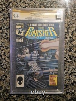Punisher #1 CGC NM 9.4 SS Signed Zeck! 1st Solo Punisher! Mike Zeck cover