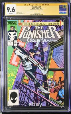 Punisher 1 CGC SS 9.6 Signed Klaus Janson 1987 Ongoing series Daredevil MCU