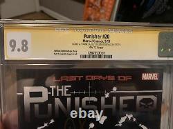 Punisher #20 CGC 9.8 Signature Series signed Frank Castle by Jon Bernthal