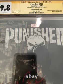 Punisher 218 Variant Signature Series CGC 9.8 Jon Bernthal