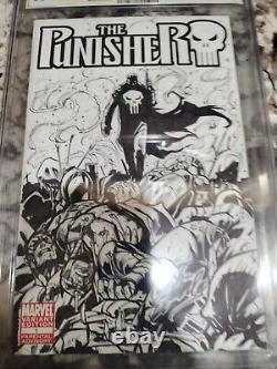 Punisher One Cgc Signature Series 9.4 Sketch Cover