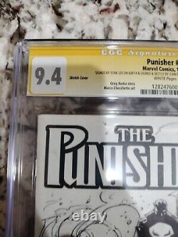 Punisher One Cgc Signature Series 9.4 Sketch Cover