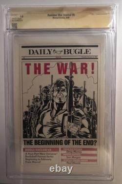 Punisher War Journal #6 CGC Signature Series Marvel Signed by Jim Lee