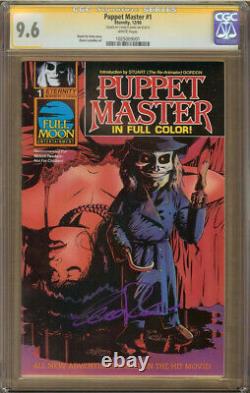 Puppet Master #1 CGC 9.6 Signature Series SS Signed CHARLES BAND