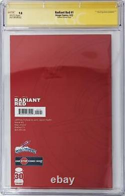 Radiant Red #1 GalaxyCon Exclusive Variant CGC Signature Series 9.8 Triple Auto