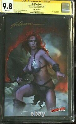 Red Sonja #1 NYCC Virgin Variant CGC 9.8 SS Signature Series Shannon Maer /500