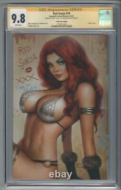 Red Sonja #10 CGC 9.8 SS Nathan Szerdy Comics Elite Edition Signature Series