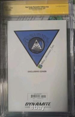 Red Sonya Dynamite Edition CGC 9.6 Signature Series