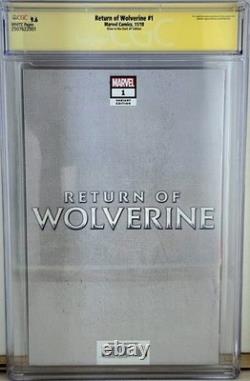 Return of Wolverine #1 Glow in the Dark Artist Proof Rare Limited 300 CGC 9.6 SS