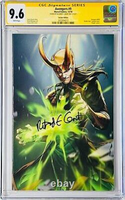 Richard E. Grant Signed CGC Signature Series Graded 9.6 Loki Marvel Avengers #9