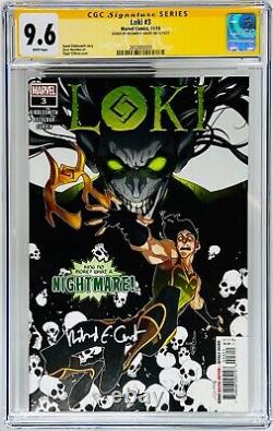 Richard E. Grant Signed CGC Signature Series Graded Graded 9.6 Marvel Loki #3