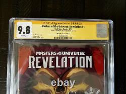 SIGNED & SKETCHED MOTU Revelation #1 CGC Signature Series 9.8 Ryan Browne