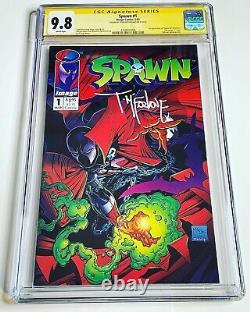 SPAWN #1 CGC 9.8 SS Signature Series Signed By TODD MCFARLANE 1st App Spawn 1992