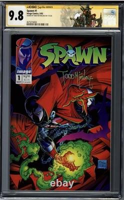 SPAWN #1 CGC 9.8 Signature Series Todd McFarlane CUSTOM LABEL NMMT 1992 Image 04