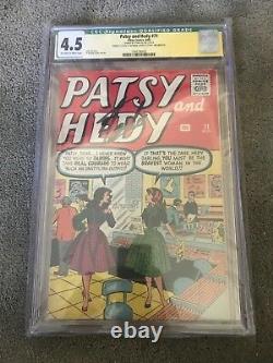 STAN LEE Signature Series CGC 4.5 Autographed PATSY Walker and HEDY #71 Catfight