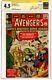 Stan Lee Signed 1963 Avengers #1 Ss Marvel Comics Cgc 4.5 Vg+ Signature Series