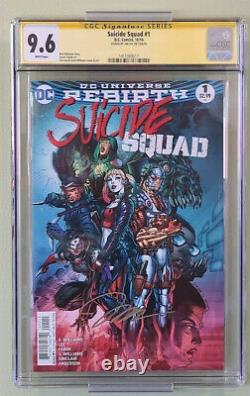 SUICIDE SQUAD REBIRTH #1 CGC Signature Series 9.6 Jim Lee