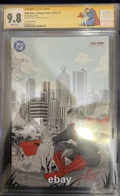 SUPERMAN Krypto CGC Signature 9.8 Milk-Bone SDCC Exclusive Comic Mercer