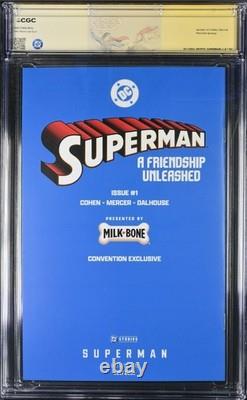 SUPERMAN Krypto CGC Signature 9.8 Milk-Bone SDCC Exclusive Comic Mercer