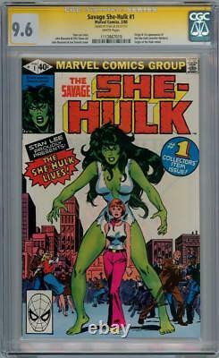 Savage She-hulk #1 Cgc 9.6 Signature Series Stan Lee Origin App Marvel Comics