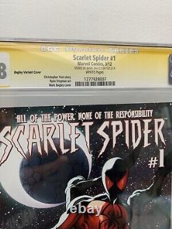 Scarlet Spider #1 (CGC 9.8) Mark Bagley 125 Variant Signature Series VHTF