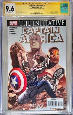 Sebastian Stan Signed CGC Signature Series Graded 9.6 Marvel Captain America #27