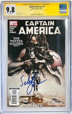 Sebastian Stan Signed CGC Signature Series Graded 9.8 Marvel Captain America #12