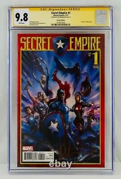 Secret Empire #1 CGC 9.8 Signature Series Signed By Adi Granov Variant Edition