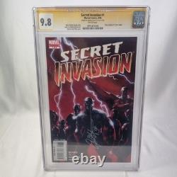 Secret Invasion #1 CGC 9.8 Signature Series Signed By Gabrielle Dell'otto Rare
