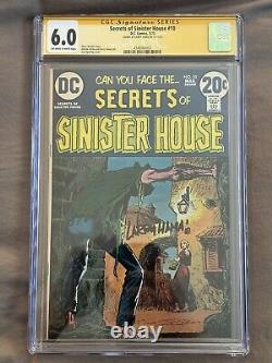 Secrets of Sinister House #10 CGC Signature Series 6.0 Signed By Larry Hama