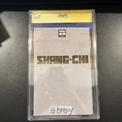 Shang-Chi #1 Lee Virgin Variant SS CGC 9.8 Simu Liu Signature Series