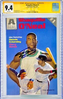 Shaquille O'Neal Signed CGC Signature Series Personality Comics #1 Graded 9.4