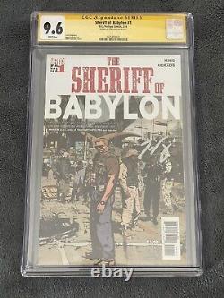 Sheriff of Babylon #1 CGC SS 9.6 Signature Series Signed By Tom King Vertigo/DC