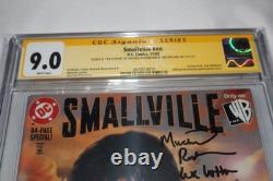 Signature Series CGC 9.0 Smallville 1 2002 Signed Rosenbaum Welling tv show cast