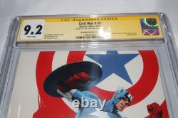 Signature Series CGC 9.2 Civil War II #2 Steranko Captain America Variant Signed