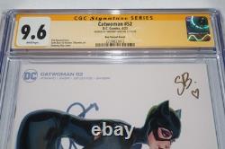 Signature Series CGC 9.6 Catwoman 52 2023 Variant Signed Sweeney Boo POP 3 RARE