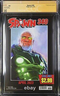 Signature Series CGC 9.8 Spawn #339 Signed by Simone Bianchi Autograph