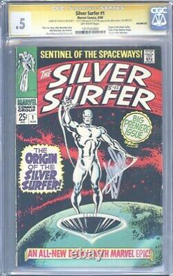 Silver Surfer #1 CGC 0.5 Signature Series SS Signed by Stan Lee 1968 Origin