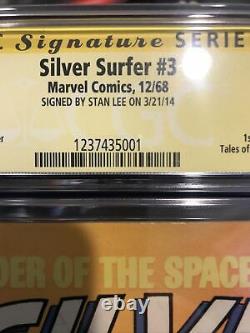Silver surfer 3 cgc Signature Series 7.0 Stan Lee