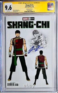 Simu Liu Signed CGC Signature Series Graded 9.6 Marvel Shang-Chi #1