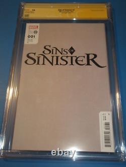 Sins of Sinister #1 Artgerm 1100 Virgin Variant Signature Series CGC 9.8 NM/M