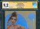 Slave Leia Cosplay Foil Cgc 9.2 Ss Nathan Szerdy 4 Signature Series Artist Proof